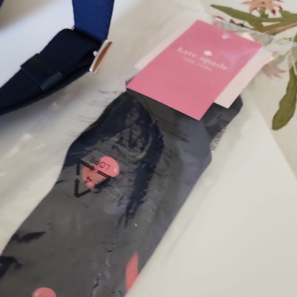 Kate Spade Navy Crossbody Bag with Cherry Detail - Picture 5 of 10